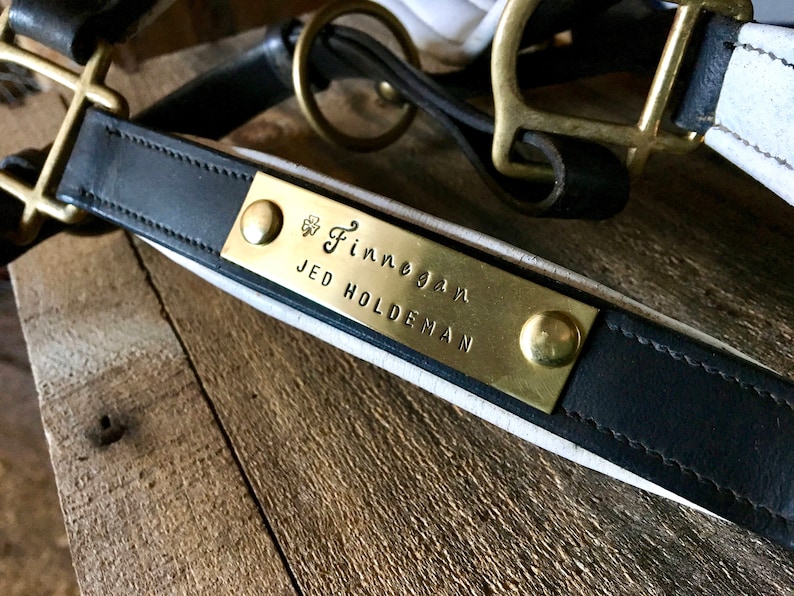 Custom Halter Name Plate Personalized Horse Name Plate in Etsy