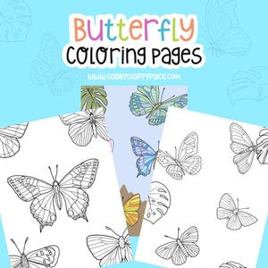 Butterfly Coloring Pages | Coloring Activities | Adult Coloring Pages