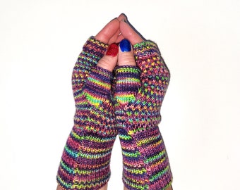 Fingerless Gloves. Mittens, Wrist warmers, Driving gloves, Super Wash Merino, Silk, Cashmere