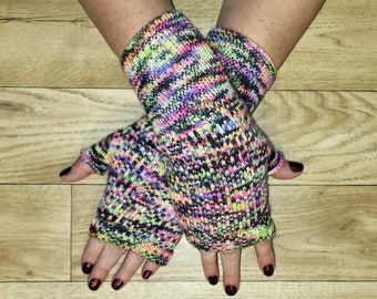 Fingerless Gloves, Wrist Warmers, Merino, Cashmere, Mothers day, Christmas, Birthday, Anniversary, Hanukkah, etc.