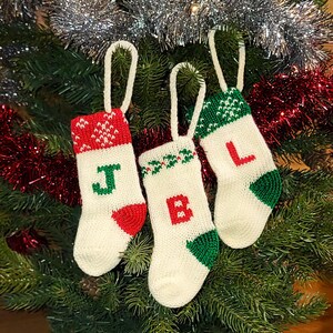 Personalized Initial Christmas Stocking: Made-to-Order Ornament