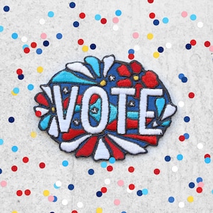 Vote Iron On Patch