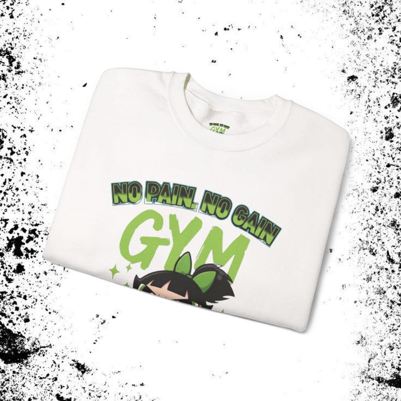Bluza fitness Buttercup | Gadżety Powerpuff Girls | Bez bólu nie ma zysku zdjęcie 7