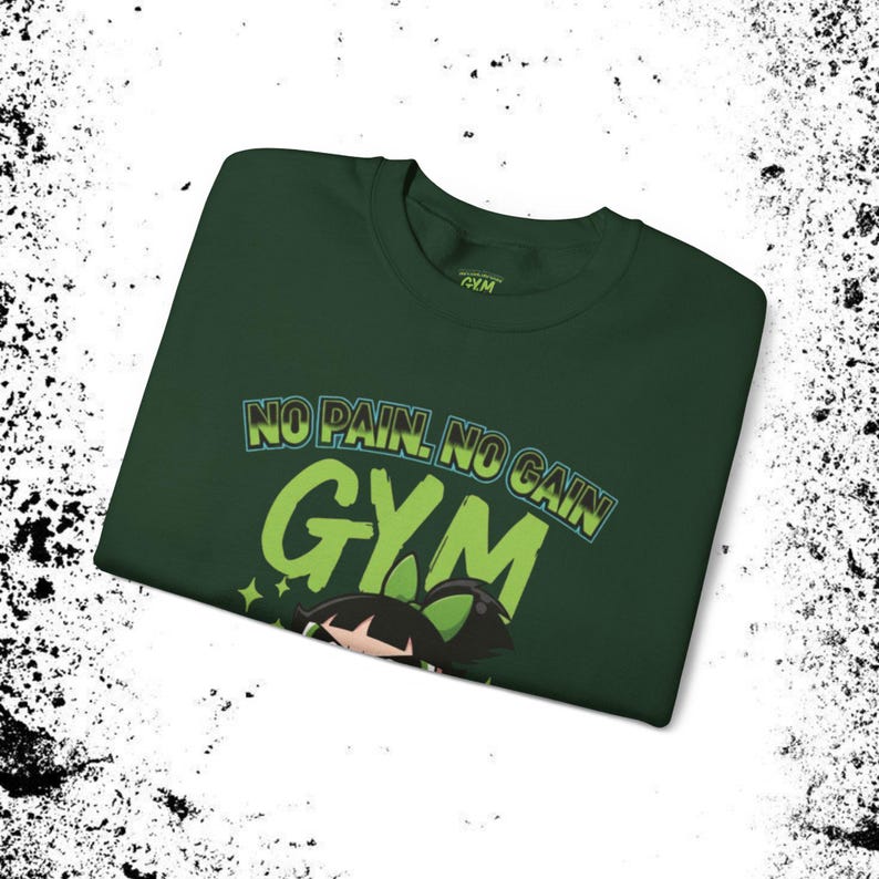 Bluza fitness Buttercup | Gadżety Powerpuff Girls | Bez bólu nie ma zysku zdjęcie 10