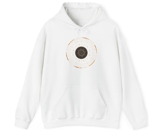 Celestial Vibes Hoodie – Cozy Astrology Wheel Sweatshirt for Star Sign Lovers. Unisex Heavy Blend™ Hooded Sweatshirt