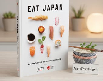 Eat Japan Culinary Travel Guide | Tokyo Michelin Star & Street Food Map | 47 Prefectures Gastronomy E-book | Japan Trip Planner Foodie Gift