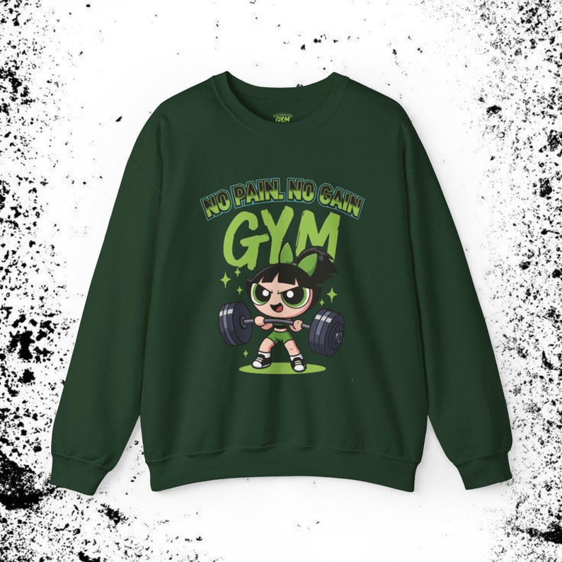 Bluza fitness Buttercup | Gadżety Powerpuff Girls | Bez bólu nie ma zysku zdjęcie 9