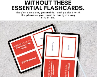 Learn Japanese Travel Phrases & Vocabulary | Complete Flashcard Guide for Japan Trip