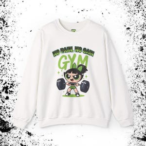 Bluza fitness Buttercup | Gadżety Powerpuff Girls | Bez bólu nie ma zysku zdjęcie 6