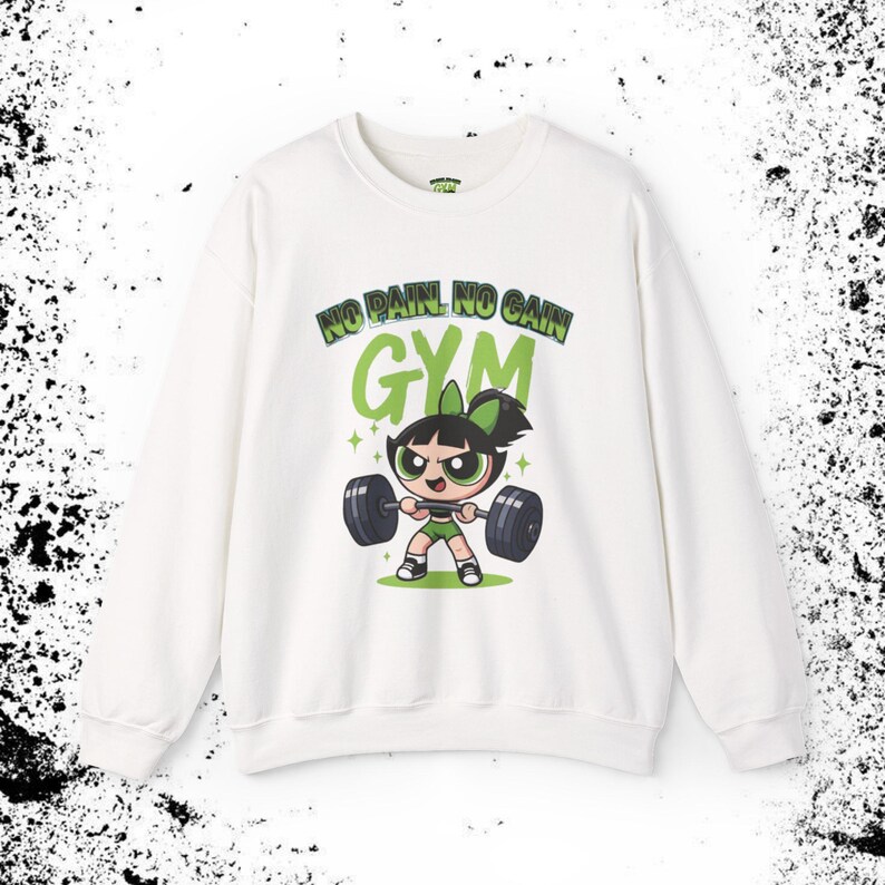 Bluza fitness Buttercup | Gadżety Powerpuff Girls | Bez bólu nie ma zysku zdjęcie 6