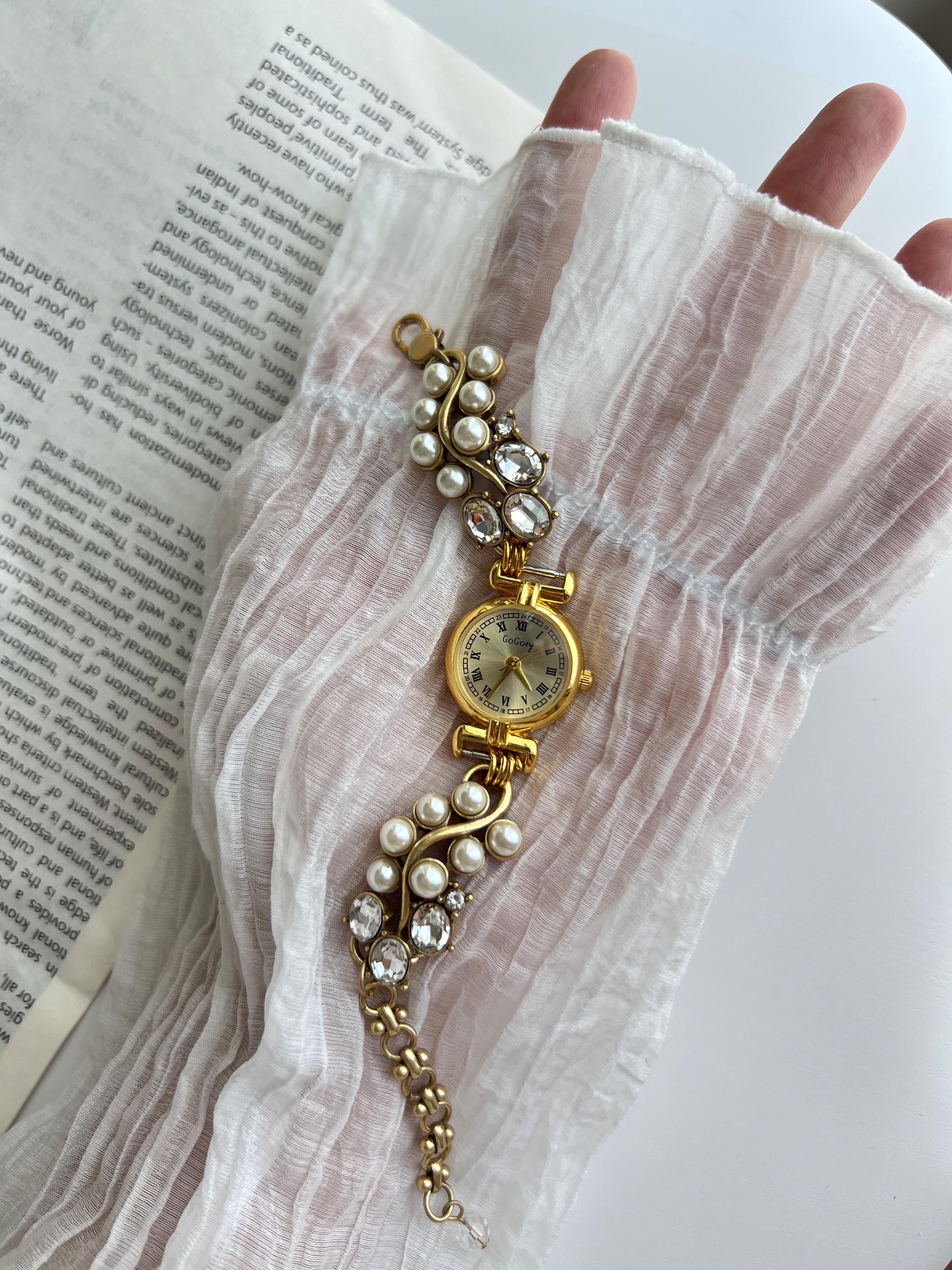 Gold Watch Mother of Pearl - Etsy Canada