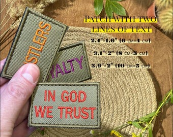 Custom Personalised Name Tag In Multicam Australian Made Embroidery - Foto 6
