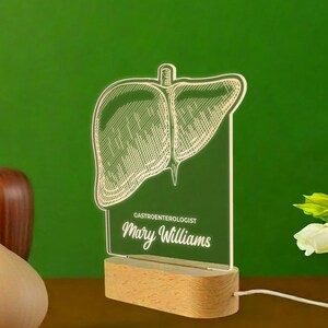 Custom  Night Light - Gastroenterology Gift, Digestive System LED Light, Medical desk lamp, Medical Student Graduation Present, Nurse Gift