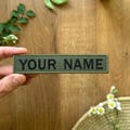 Embroidered Name Tag – Custom Name Patch | Personalized Iron-On, Velcro & Sew-On Patch for Jackets, Hats, Backpacks and Uniforms product logo