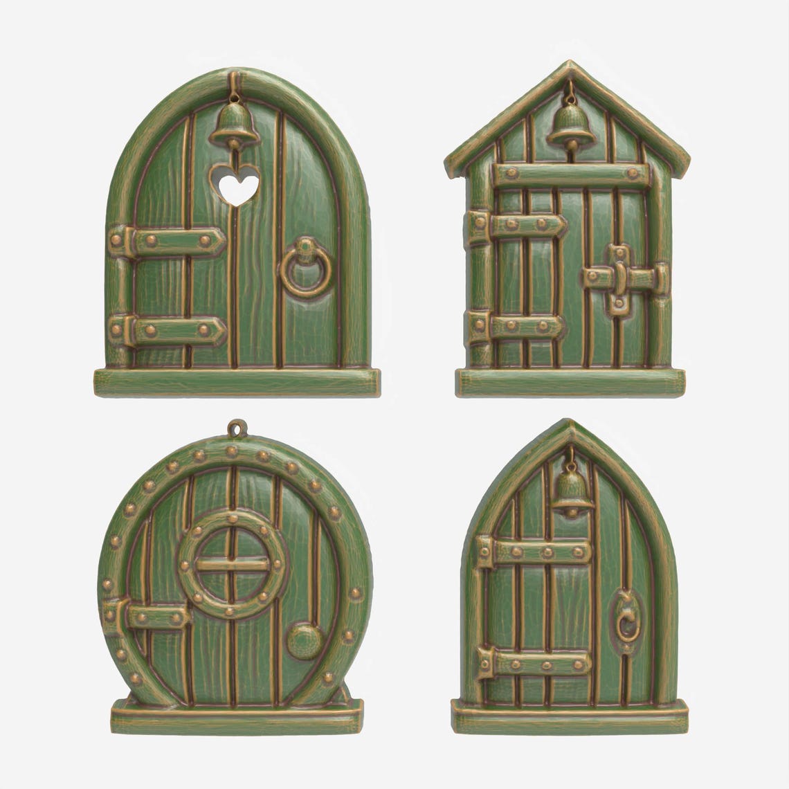 STL Files for CNC Router 3D Printer Files Fairy Door Set – Whimsical 3D ...