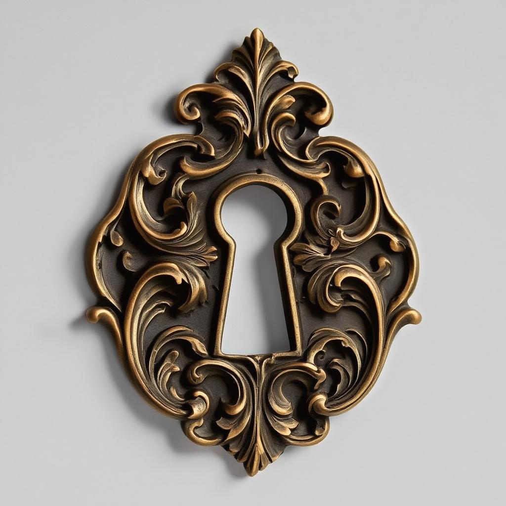 Baroque Keyhole Relief STL File for CNC Router 3D Printer Laser Custom ...