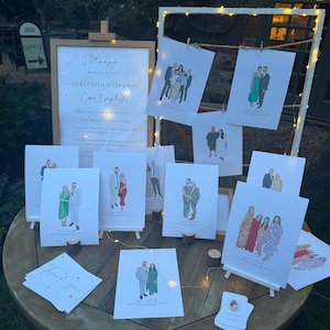 Live illustration for weddings and events