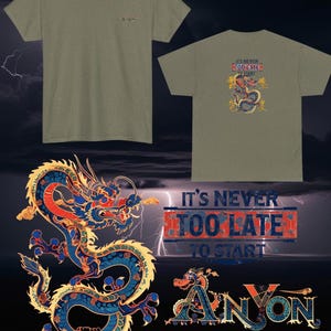 japan wagara Dragon Tee, Unisex Heavy Cotton T-Shirt, Casual Streetwear, Fitness Motivation Apparel, Perfect for Gifting