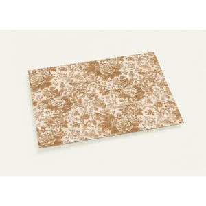 Tarjetas de notas con diseño floral vintage en color crema: paquete de 10 con sobres, juego de papelería A6, elegantes tarjetas de agradecimiento, papel para escribir y juego de cartas