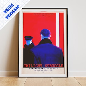 Twilight Struggle Boardgame Fan art Poster Print