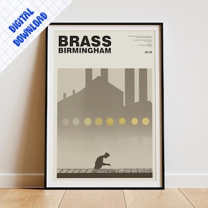 Brass Birmingham Poster Boardgame Fan Art Zubehör