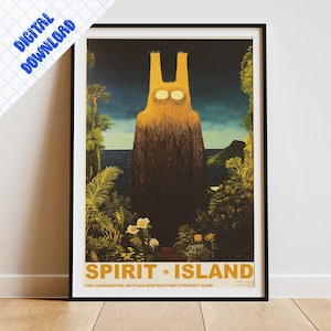 Spirit Island Poster Brettspiel Zubehör Stampa Fan Art