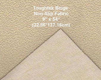 Toughtek Non slip Beige Fabric 9 by 54  in., Sole Fabric, Shoe Fabric, Baby Shoe Sole Fabric, Waterproof  Fabric, Non-Skip , Slip Resistant