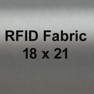 RFID Blocking Fabric, EMI Shielding  for Wallets Lining, Purse lining, Pocket Lining 18 by 21