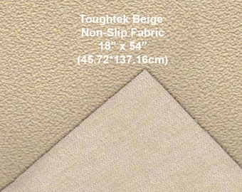 Toughtek Non slip Beige Fabric 18 by 54  in., Sole Fabric, Shoe Fabric, Baby Shoe Sole Fabric, Waterproof  Fabric, Non-Skip , Slip Resistant