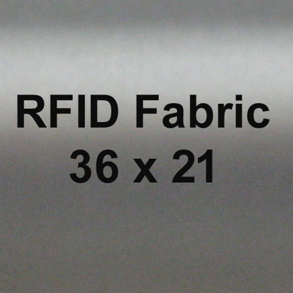 RFID Blocking Fabric, EMI Shielding  for Wallets Lining, Purse lining, Pocket Lining 21 by 36