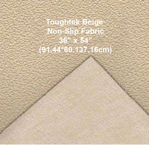 Toughtek Non slip Beige Fabric 36 by 54  in., Sole Fabric, Shoe Fabric, Baby Shoe Sole Fabric, Waterproof  Fabric, Non-Skip , Slip Resistant