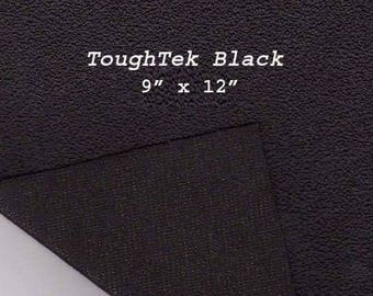 Toughtek 9 x 12 Black Non Slip Fabric, Soling , Shoe Fabric