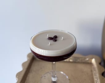 Espresso Martini Kerze