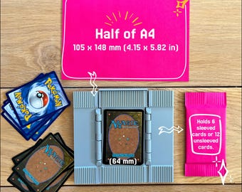 Booster Pack Maker: MTG, Pokemon, Lorcana Kartengröße. Papier crimper. Papiertüte