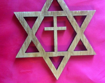 star of david cross etsy