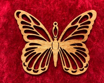 Butterfly Wood Ornament