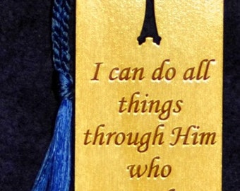Philippians 4:13 with Armenian Cross Bookmark