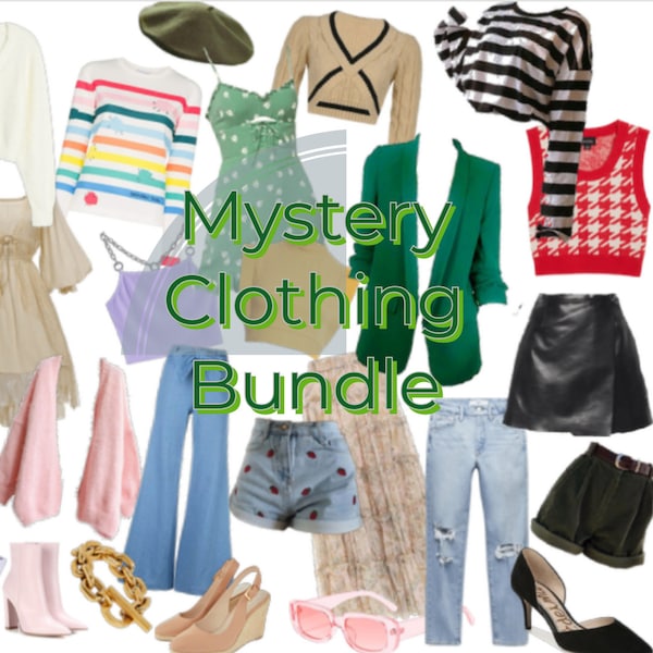 Mystery Thrifted Clothing Box Etsy