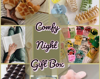 Cozy Night Gift Set for Comfy Self-Care and Stress Relief