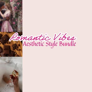 Romantic vibes aesthetic box | mystery clothing chocolate and sparkling juice