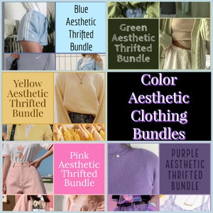Color Aesthetic Clothing Bundle | Mystery Clothing Box| Colorful Clothes Box
