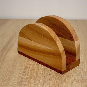 Porta tovaglioli in legno fatto a mano, porta tovaglioli in legno sapelli, utensili da cucina in legno, scatola per fazzoletti, regalo di inaugurazione della casa, regalo per la mamma