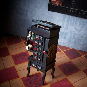 Dollhouse Miniature Harry Potter Potions Master Chest of Ingredients Layaway Available image 3