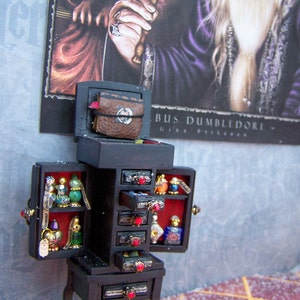 Dollhouse Miniature Harry Potter Potions Master Chest of Ingredients Layaway Available image 2