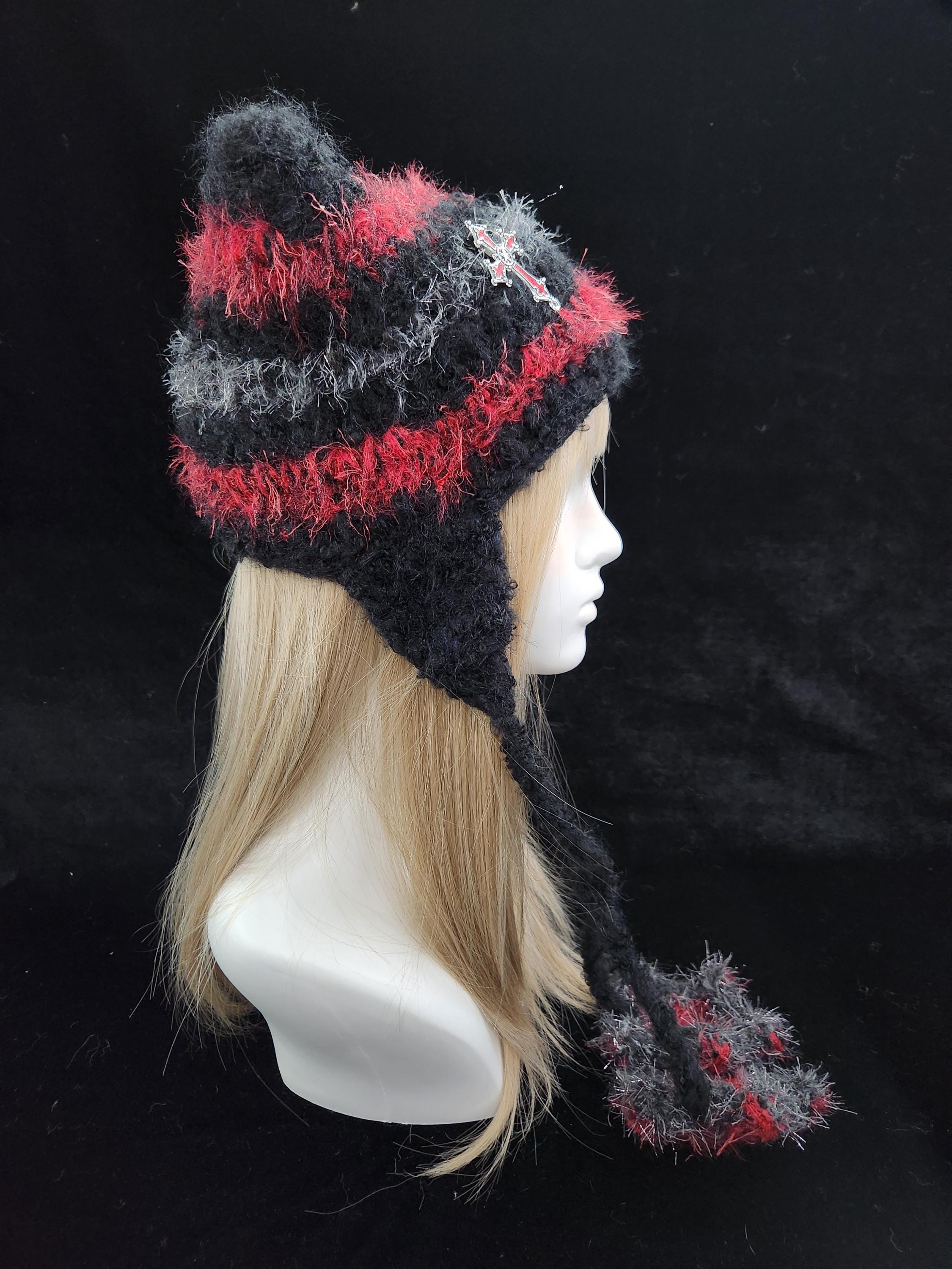 Whimsical Knit Cat Ears Hat for Cosplay & Daily Wear - Etsy