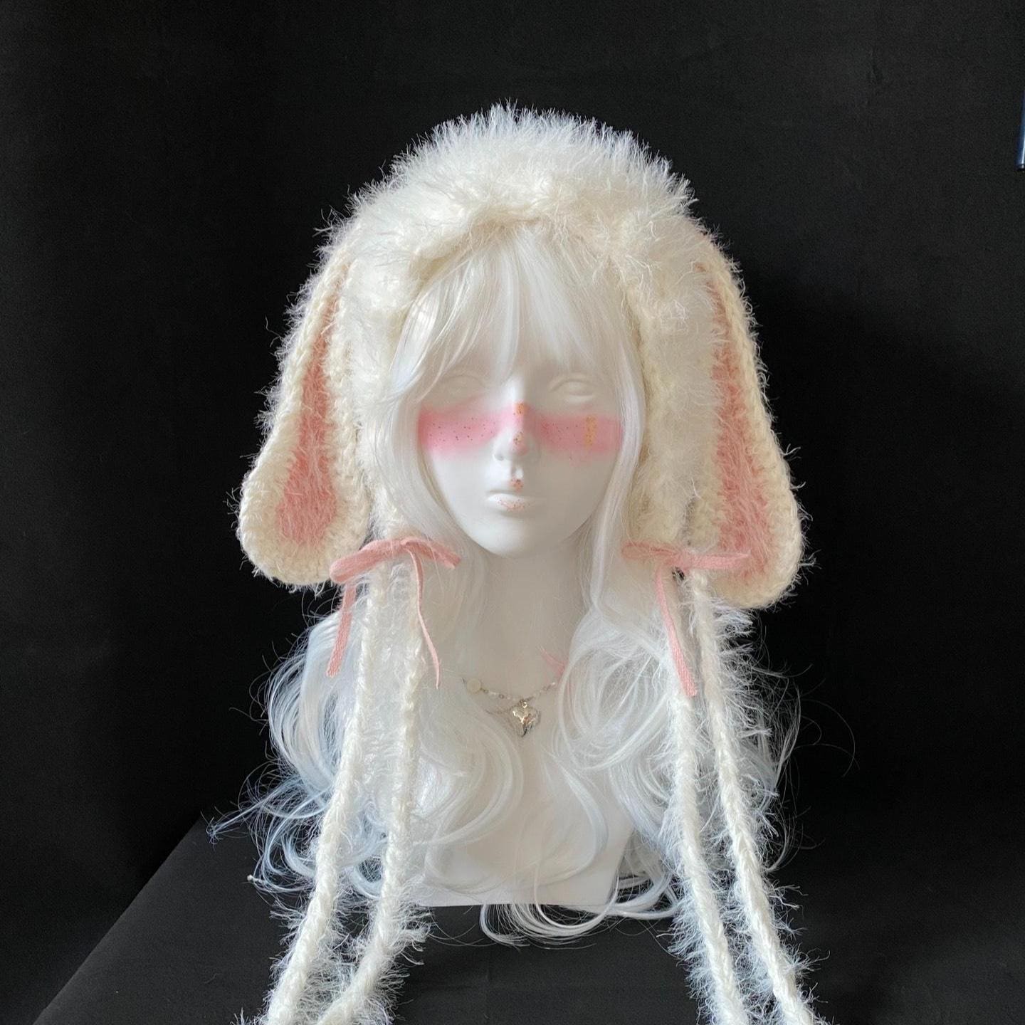 Handmade Floppy Rabbit Ear Hat - Soft Plush, Adjustable - Etsy