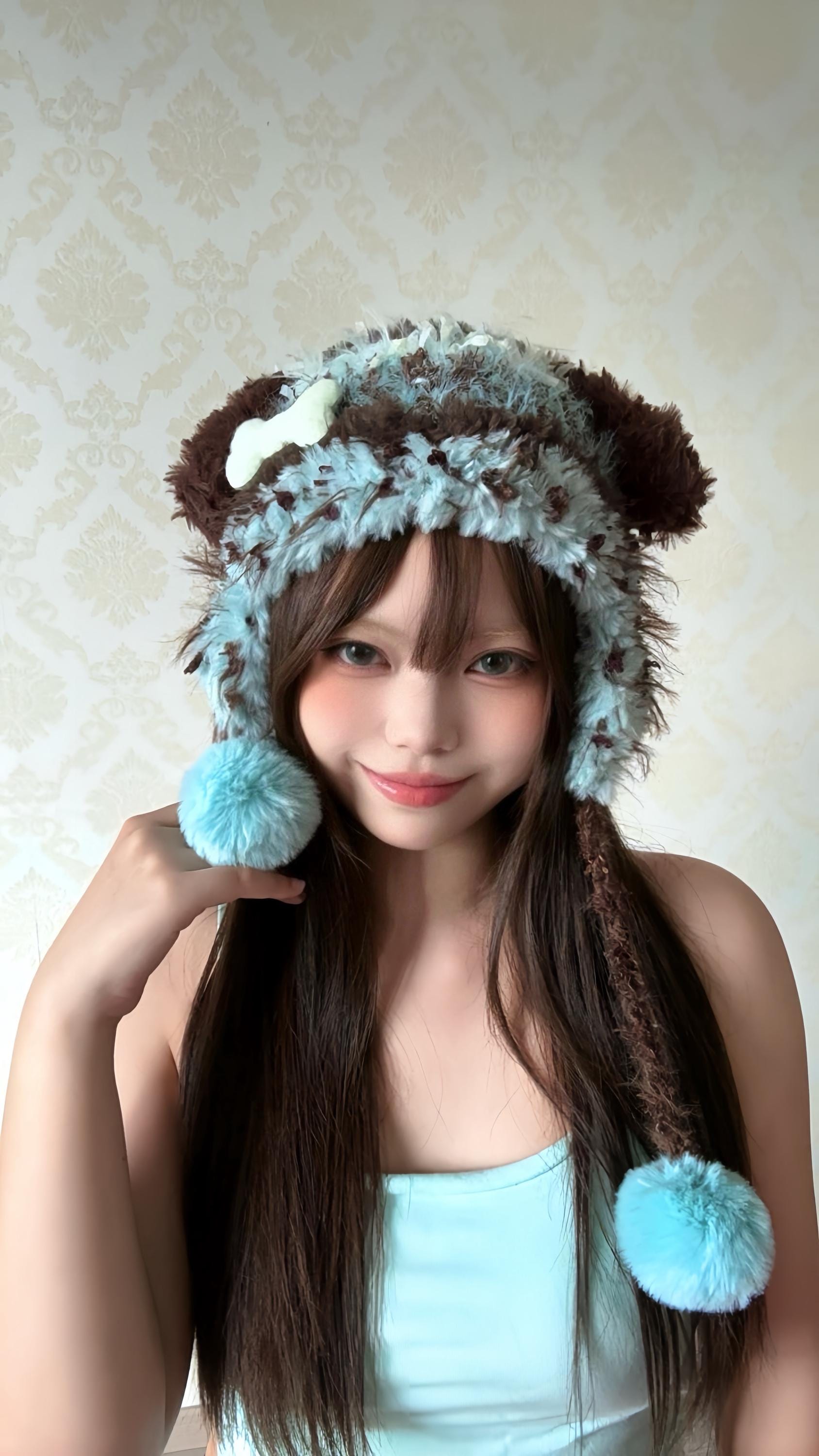 Handmade Crochet Puppy Ear Hat - Cozy Adjustable With Detachable