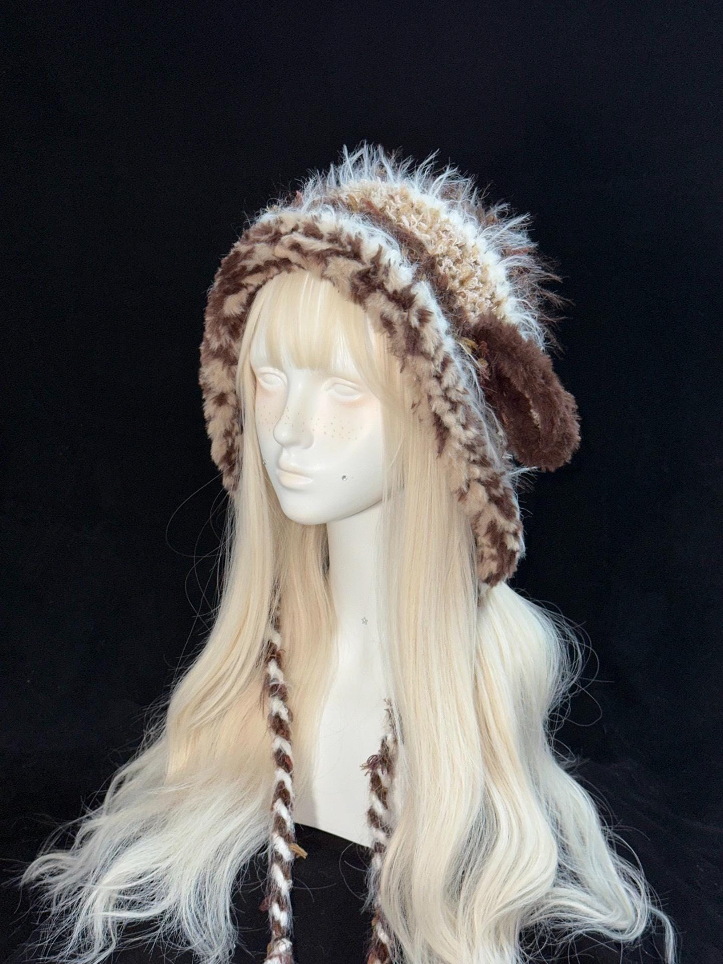 Handmade Crochet Lamb Hood - Vintage Cozy Adjustable Cap - Etsy