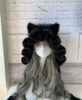 Handmade Black Cat Ear Hood - Plush, Warm & Playful Design product logo