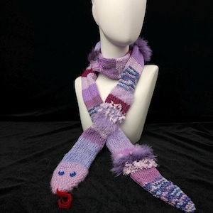 Custom Playful Snake Scarf - Vibrant & Cozy